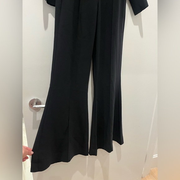 Reiss Black Suit Jumpsuit Size 2 - Picture 2 of 13